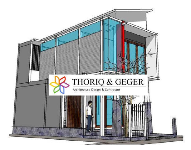 Desain Arsitektur Rumah 2 Lantai - Bekasi