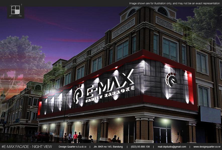 Emax   facade   night view