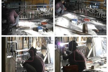 Pengerjaan Railing Balkon Stainless Steel Grade 304