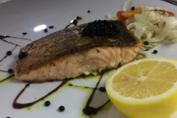 Grill salmon