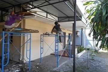 Pemasangan Plafon Baru Setelah Instalasi Kanopi