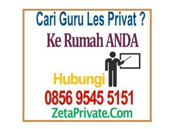 Guru les privat sd smp sma ke rumah zeta