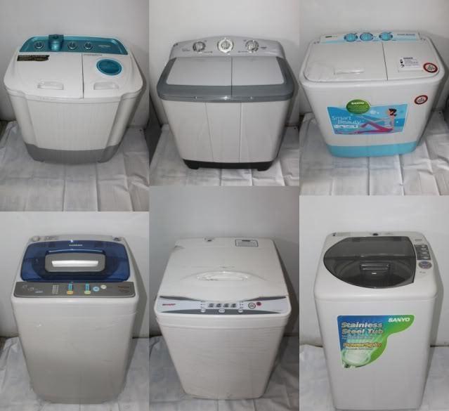 Mesin cuci semua merek 6 biji