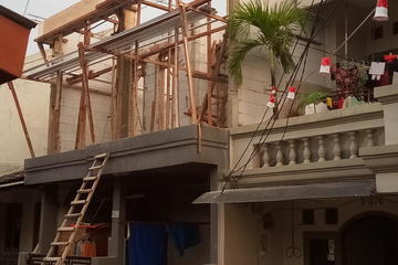 pembuatan lispang sebelum tutup atap