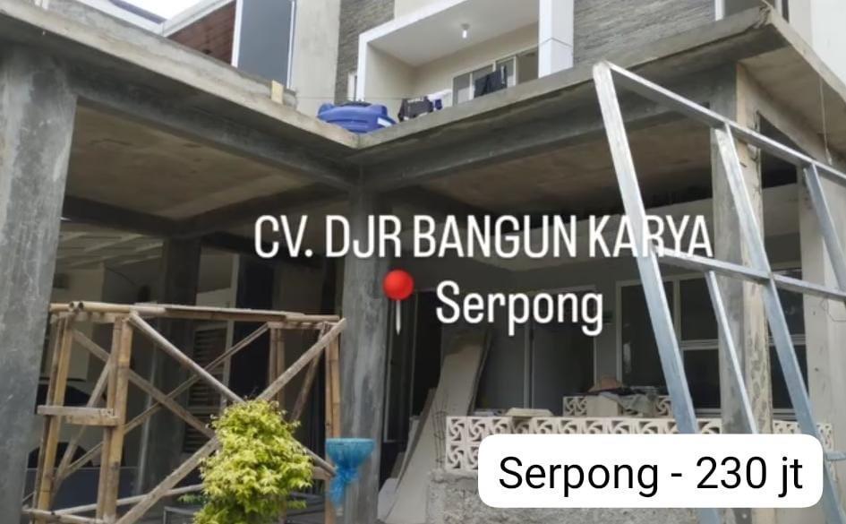 Proyek renovasi rumah di serpong