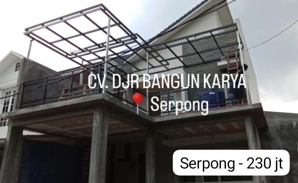 Pemasangan kerangka kanopi rumah