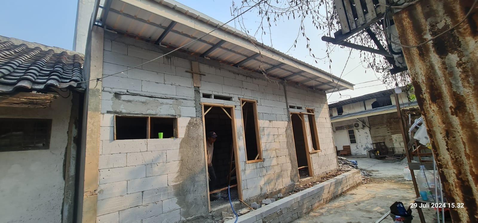 Pembangunan rumah petak minimalis