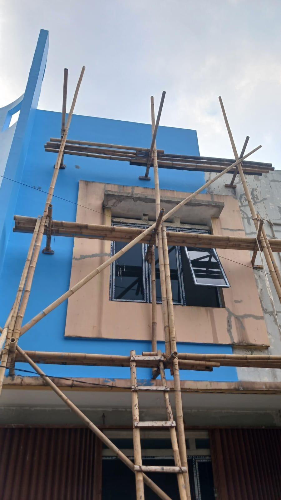 Progres renovasi area luar