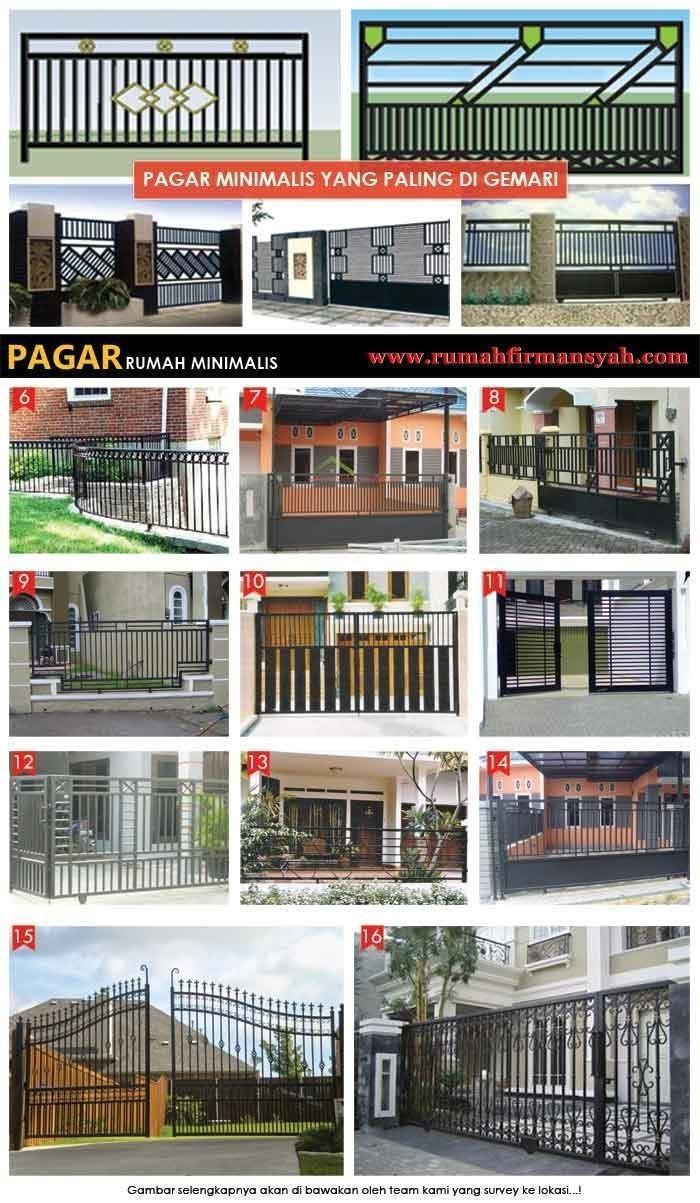 Pembuatan pagar rumah pagar besi minimalis