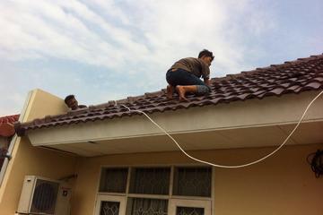 penarikan pipa instalasi