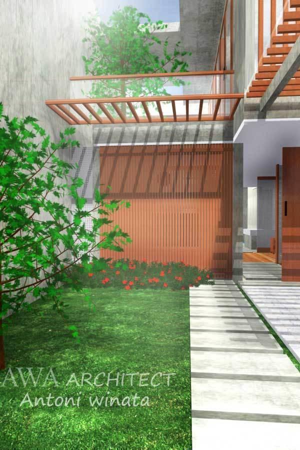 3. tampak depan ruang duduk