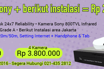 Paket CCTV Sony