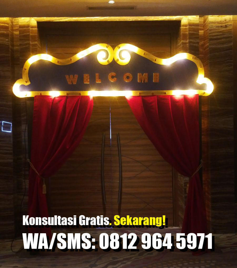 Dekorasi gate event organizer