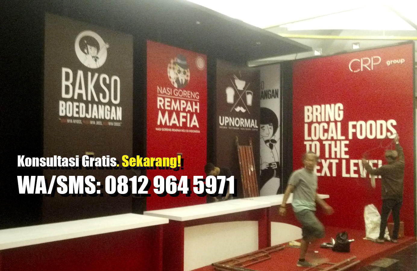 Pembuatan booth jakarta event organizer