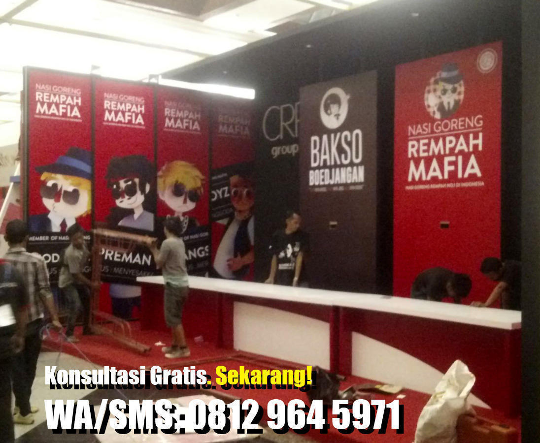 Pembuatan stand event organizer