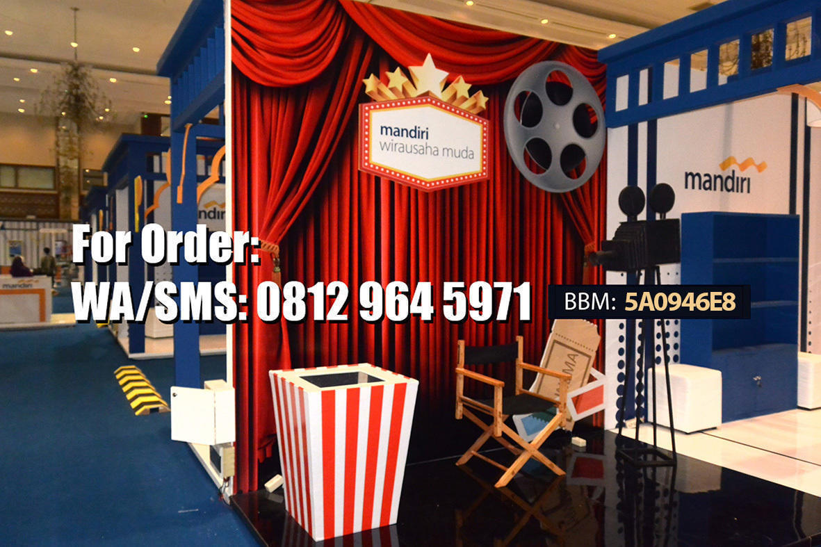 Desain backdrop murah