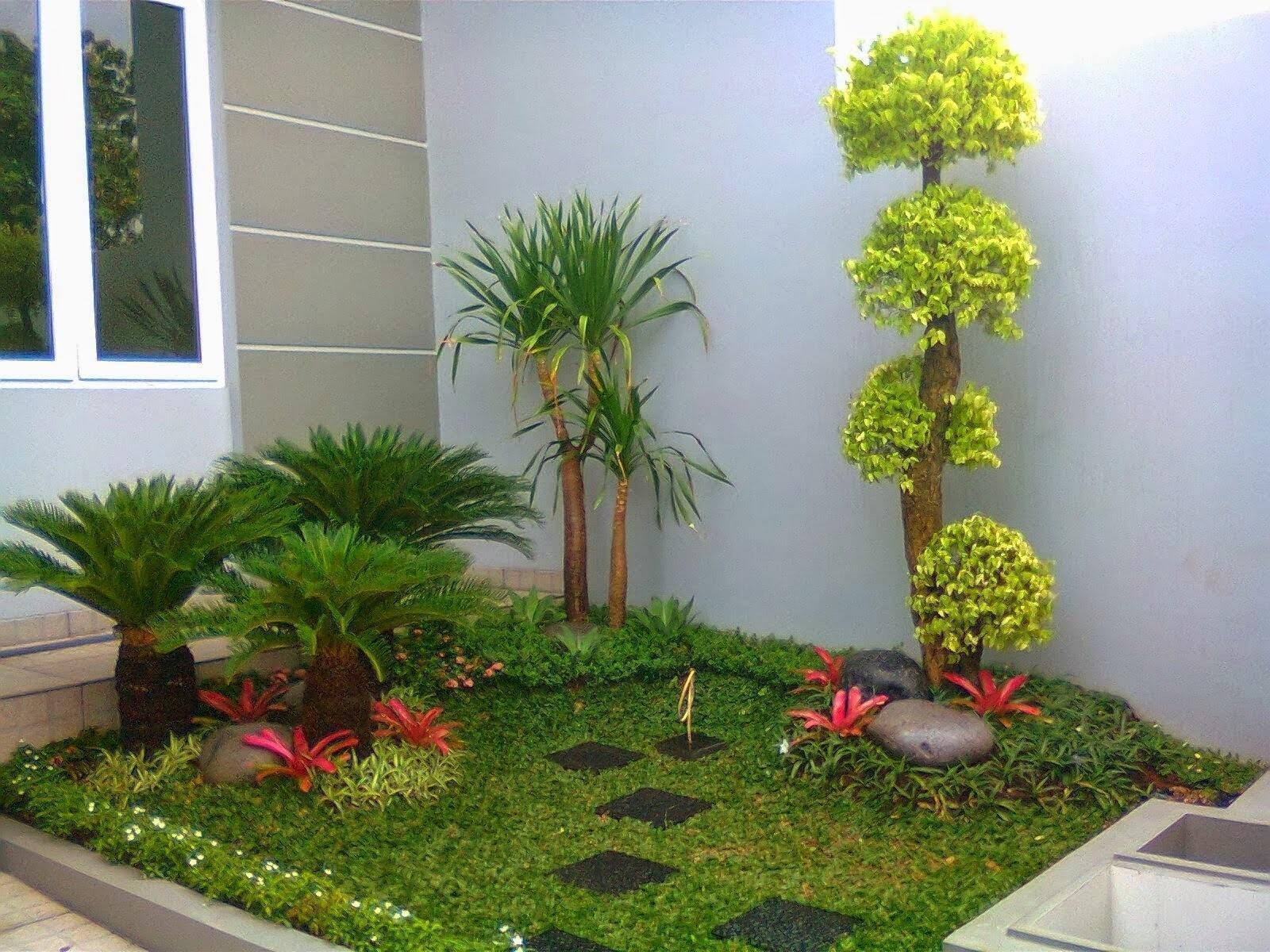 Desain taman minimalis untuk rumah kost