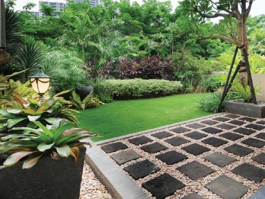 Taman rumah minimalis10