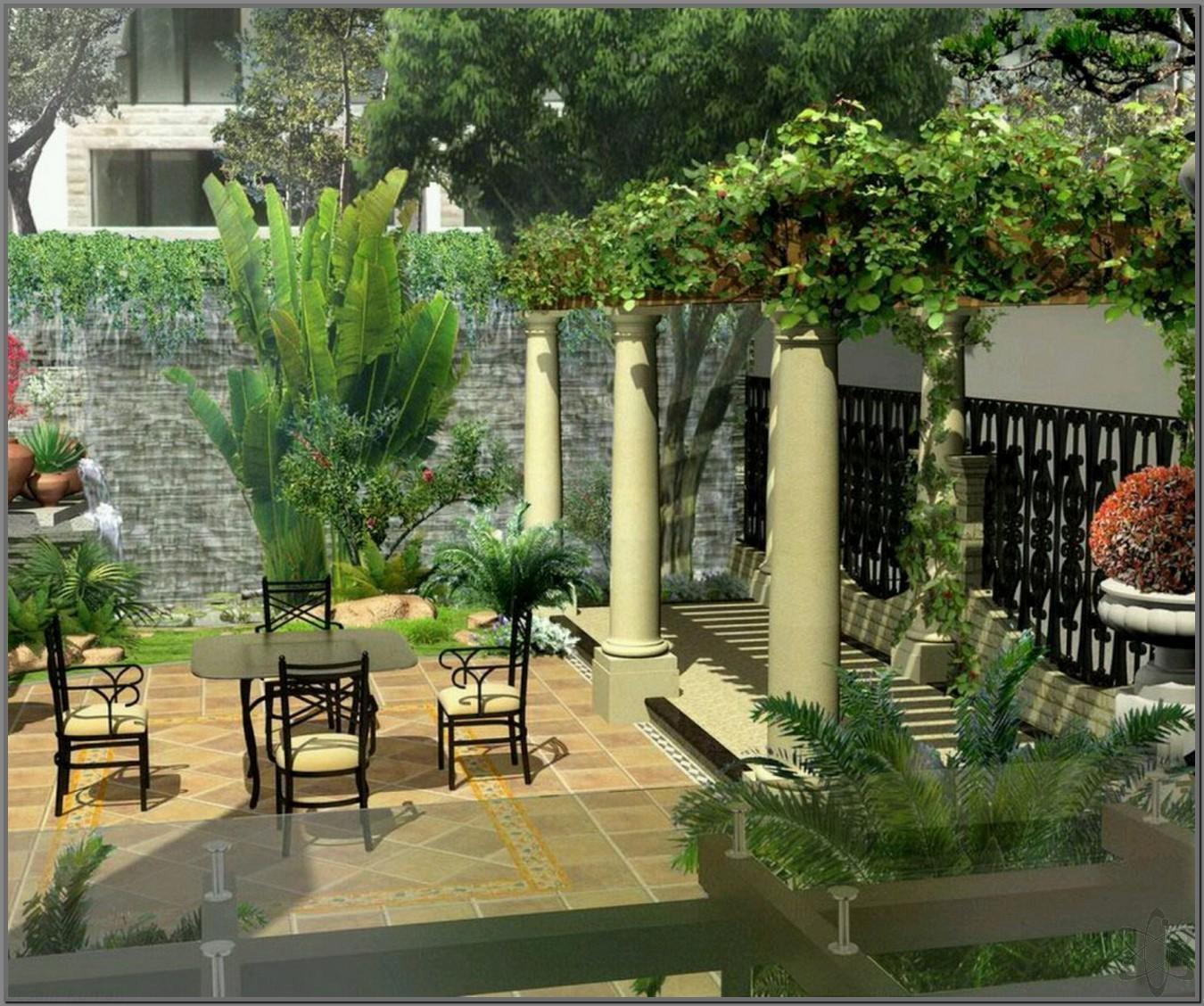 Taman rumah minimalis taman hijau indah