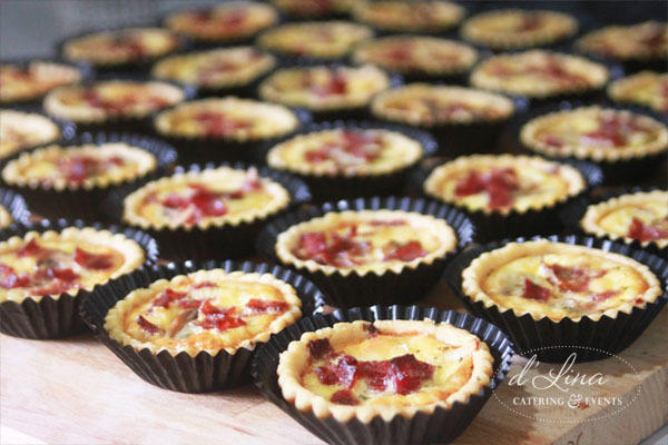 Quiche mini coffee break dlinacatering