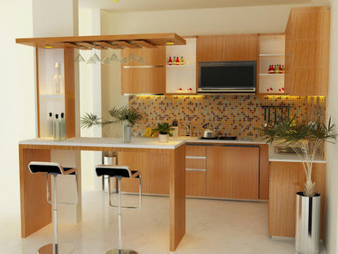 Desain kitchen set mini bar samarinda 011