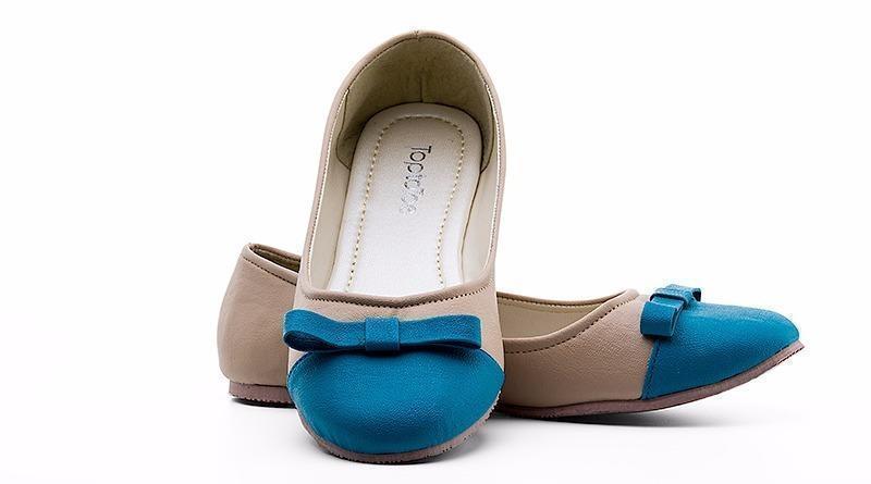 Sepatu biru abu kecil  1 