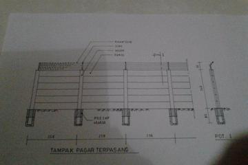 Drawing Pagar Panel Beton