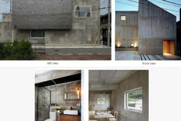 Concrete finished house