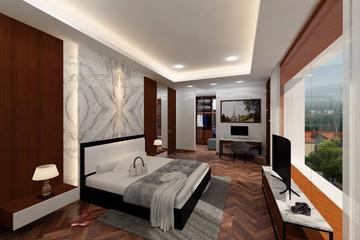 Master Bedroom for Residential at green garden