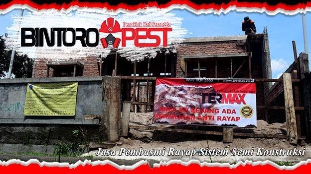 Jasa pembasmi rayap semi konstruksi