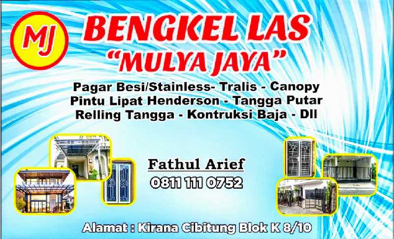Bengkel Las Mulya Jaya - Sejasa.com
